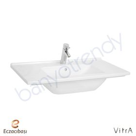 VitrA S50 80 cm Etajerli Lavabo