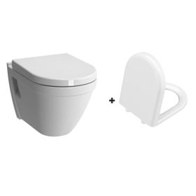 VitrA S50 Rimex Kanalsız Asma Klozet ve 121-003-909 Yavaş Kapanan Kapak