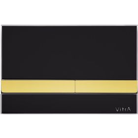 VitrA Select 740-1105 Siyah-Altın Kumanda Paneli
