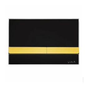 VitrA Select 740-1105 Siyah-Altın Kumanda Paneli