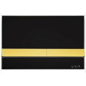 VitrA Select 740-1105 Siyah-Altın Kumanda Paneli