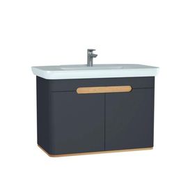 Vitra Sento 100 cm Antrasit Banyo Dolabı