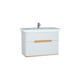 Vitra Sento 100 cm Antrasit Banyo Dolabı