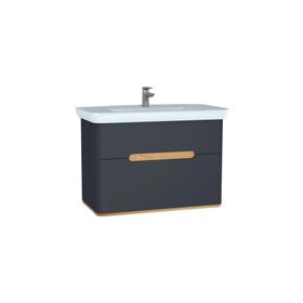 Vitra Sento 100 cm Antrasit Banyo Dolabı