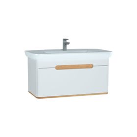 Vitra Sento 100 cm Antrasit Banyo Dolabı