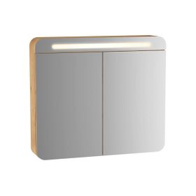 VitrA Sento 60896 80 cm Aydınlatmalı Dolaplı Ayna