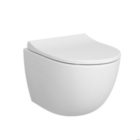 VitrA Sento 7747B003-0559 Rim-ex Kısa 50 cm Beyaz Asma Klozet