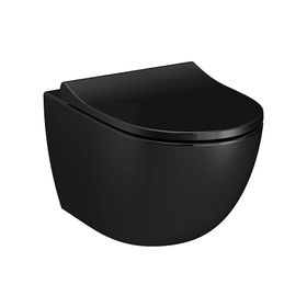 VitrA Sento 7748B070-0559 Rim-ex 54 cm Siyah Asma Klozet
