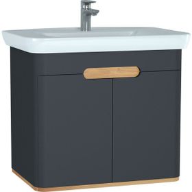 VitrA Sento 80 cm Mat Antrasit Banyo Dolabı