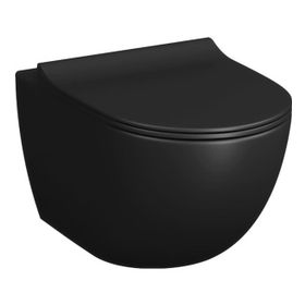 VitrA Sento Rim-Ex Mat Siyah Kanalsız Asma Klozet