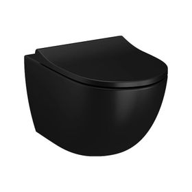 VitrA Sento Rim-Ex Mat Siyah Kanalsız Asma Klozet