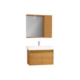 Vitra Step 85 cm Tik Beyaz MDF Banyo Dolabı Takımı