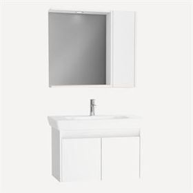 Vitra Step Beyaz 85 cm Kapaklı Banyo Dolabı