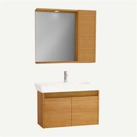 Vitra Step Beyaz 85 cm Kapaklı Banyo Dolabı