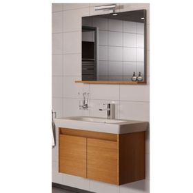 Vitra Step Teak 85 cm Kapaklı Banyo Dolabı