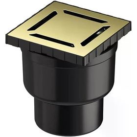 VitrA V-Flow 5608275 Kare Parlak Altın Duş Kapağı