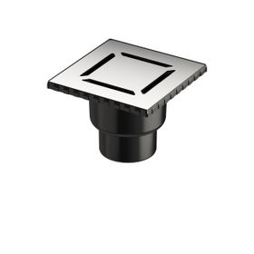Vitra V-Flow 5608280 Alttan Çıkışlı 15x15 cm DK 100 Kapak Parlak Krom Duş Kanalı