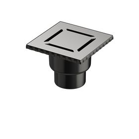 Vitra V-Flow Kare 5608279 Alttan Çıkışlı 15x15 cm DK 100 Kapak Mat Krom Duş Kanalı