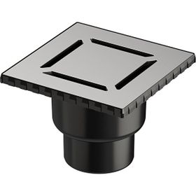 Vitra V-Flow Kare 5608279 Alttan Çıkışlı 15x15 cm DK 100 Kapak Mat Krom Duş Kanalı