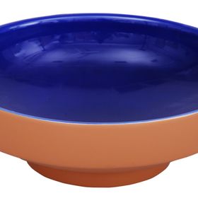 Vitra Water Jewels 4334B443-0016 Çanak Clean 40 cm Terrakota - Mavi Lavabo
