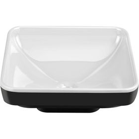 VitrA Water Jewels Kare 40 cm Sedef Beyaz-Siyah Çanak Lavabo