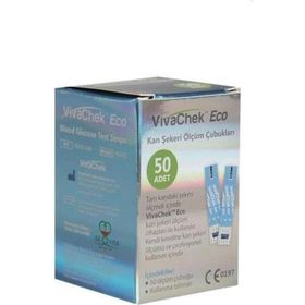 Vivachek Eco 50 Adet Seker Ölçüm Çubuğu strip