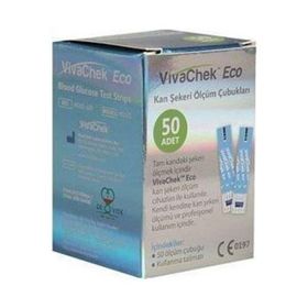 Vivachek Eco 50 Adet Şeker Ölçüm Stribi