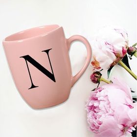 Vivas HKPN101 N harfli Pembe Kupa Bardak