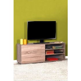 Vivense Adore Flat Line Plus Kapaklı Üç Bölmeli Latte Tv Sehpası