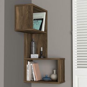 Vivense Ceviz Folk Duvar Rafı