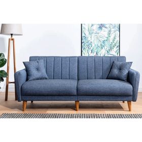 Vivense Collection Aqua Lacivert Üçlü Koltuk