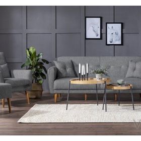 Vivense Collection Aria Koyu Gri Koltuk Takımı