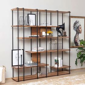 Vivense Collection Cooper Ceviz Kitaplık