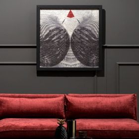 Vivense Collection Epoch Ahşap Yağlı Boya Dokulu Tablo