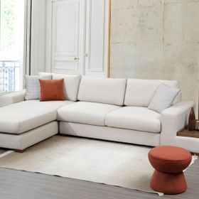 Vivense Collection Loop Mini Krem Köşe Koltuk