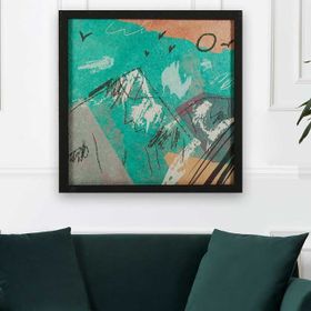 Vivense Collection Minimalist Ahşap Yağlı Boya Dokulu Tablo