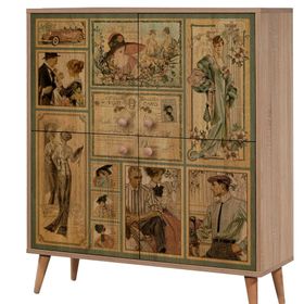 Vivense Collection Multikabin Madame Ahşap Ayak Dolap