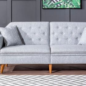 Vivense Collection Terra Yataklı Üçlü Gri Koltuk