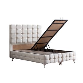 Vivense Duke Lux Krem 180X200 Baza Başlık