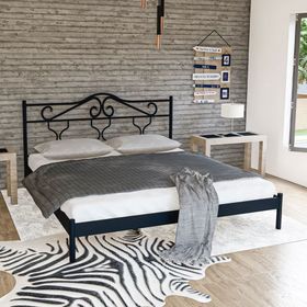 Vivense Gold Dublex Metal Siyah 150X200 Karyola