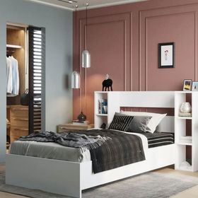 Vivense Gözde Lüx Litaplıklı Beyaz 90X190 Karyola