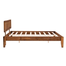 Vivense İzabelya Hazeran Başlıklı Ahşap Ceviz 100X200 Karyola