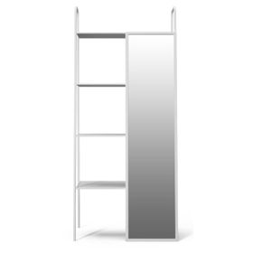 Vivense Lackboard Aynalı Metal Beyaz Kitaplık