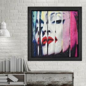 Vivense Madonna Yağlı Boya Dokulu Ahşap Tablo