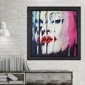 Vivense Madonna Yağlı Boya Dokulu Ahşap Tablo