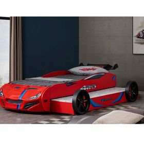 Vivense Mercedes Rüzgarlıklı Yavru Arabalı Yatak Kırmızı 90X200 Karyola