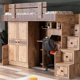 Vivense Natural Dolap Çalışma 90X190 Ranza