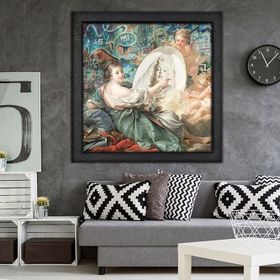 Vivense Rönesans Yağlı Boya Dokulu Ahşap Tablo