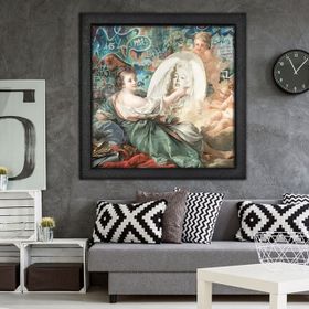 Vivense Rönesans Yağlı Boya Dokulu Ahşap Tablo