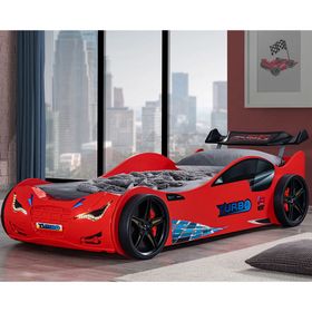 Vivense Süpers Arabalı Kırmızı 90X190 Karyola